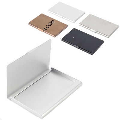 Large Capacity Stainless Steel Business Card Holder