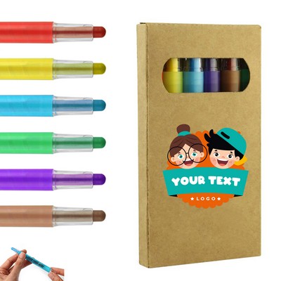 6 Packs Rotating Crayons