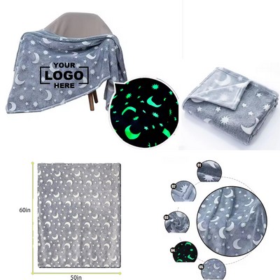 Luminous Double-Sided Fleece Blanket