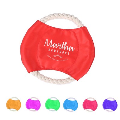 Training Dog Rope Toy Flying Disc