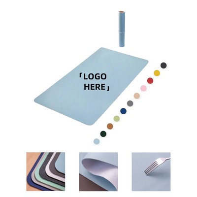 Pu Leather Mouse Pad Table Mat
