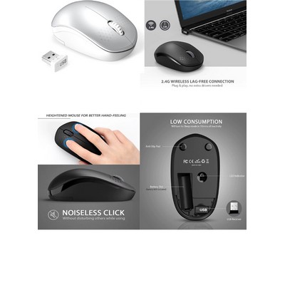 iBank® Wireless Mouse for Laptop, PC, Tablet, Computer and Mac