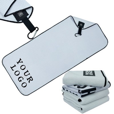 Magnetic Waffle Golf Towel