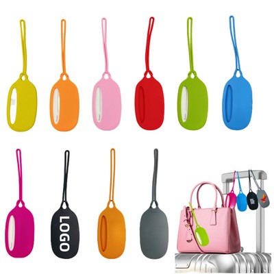 Oval Silicone Luggage Tag