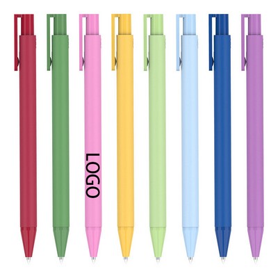 Retractable Black Gel Pen