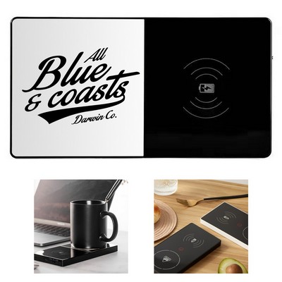 Wireless Charging Coffee Mug Warmer with Mirror