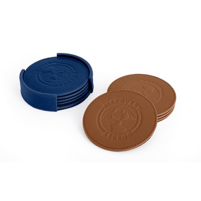 Saver Leather Coaster Sets