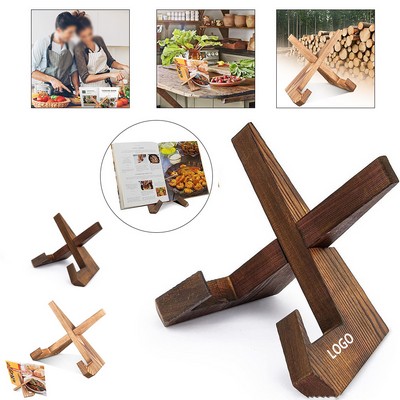 Premium Solid Wood Recipe Holder