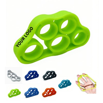 Hand Finger Exerciser With Adjustable Resistance 1.6" Length X 0.6" Width X 3.2" Height