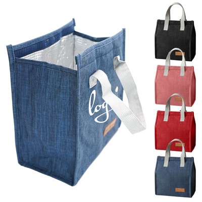 Oxford Insulated Lunch Tote Bag
