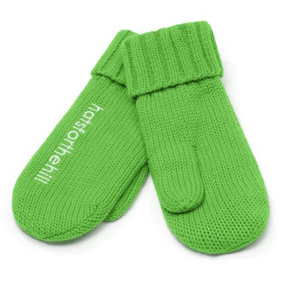 Acrylic Knit Mittens