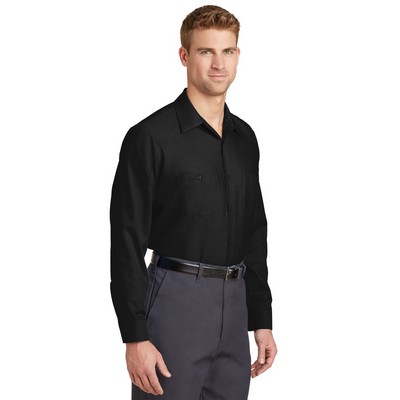 Red Kap Long Sleeve Industrial Work Shirt.