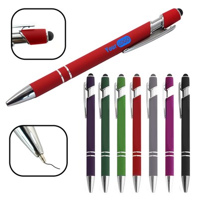 Black Ink Ballpoint Pen-Stylus Pens