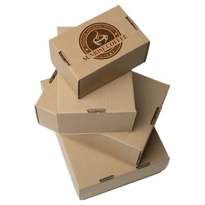Full Color Natural Display Mailer Box (8" x 6"x 4") (Lid Outside)
