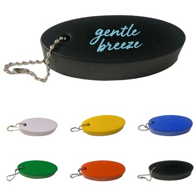 Oval Floating Keychain