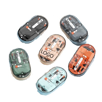 Battery Powered Transparent Wireless Bluetooth Dual-mode Silent Mouse