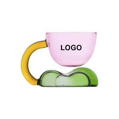 350ml Cloud-Shaped Glass Mug