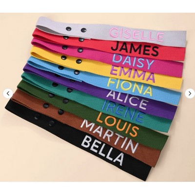 Premium Personalized Twill Cotton Luggage Strap Travel ID Tag Bag Claim Tag Airline Bag Tag