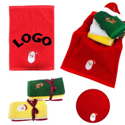 100% Cotton Christmas-Themed Towel