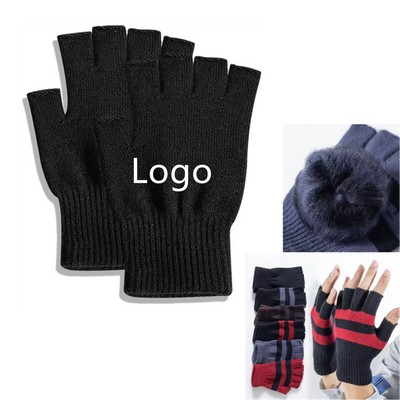Half Finger Knitted Gloves