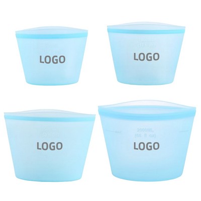 Reusable Silicone Food Storage Bags Heavy Duty Sealable