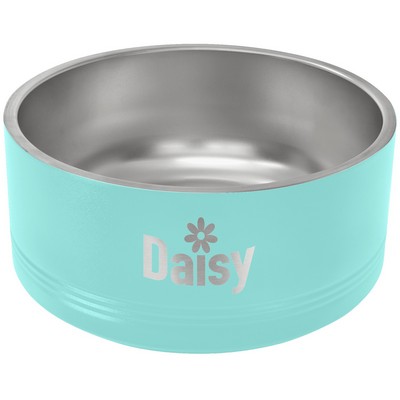 Polar Camel 64 oz. Large Teal Pet Bowl