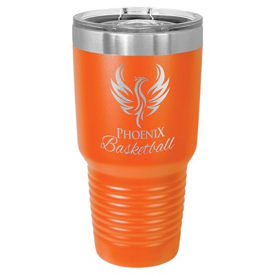 Polar Camel 30 oz. Orange Ringneck Tumbler with Slider Lid