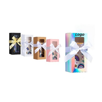 Rectangular Glass Gift Box Elegant Empty Presentation Box