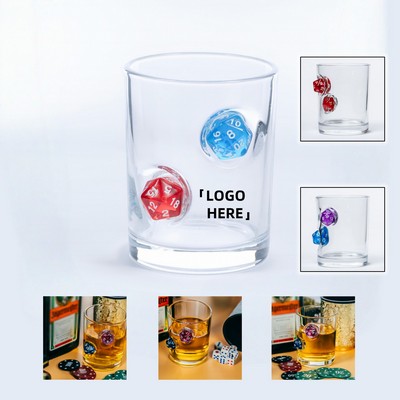 8 oz Dice Beer Glass