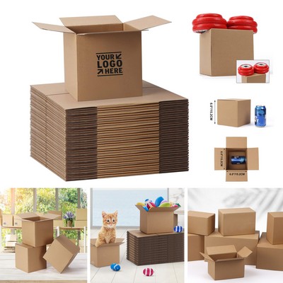 Sturdy 6x6x6" Small Business Corrugated Cardboard Mailing Shipping Packaging Box