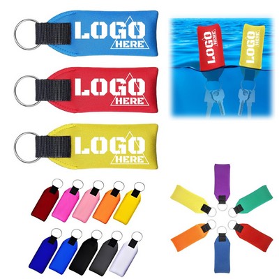 Neoprene Floating Keychain