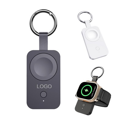 1000mAh Portable Apple Watch Charger Power Bank with Key chain