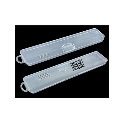 Portable Lightwight Tongue Scraper Cleaner Travel PP Case