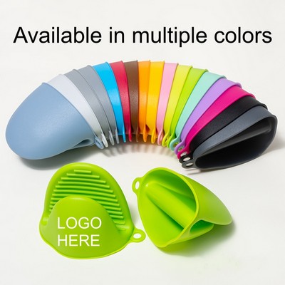 Mini Oven Gloves Silicone Heat Resistant Cooking Pinch Mitts Potholder for Kitchen Cooking & Baking