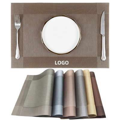 Washable PVC Heat Resistant Dining Table Mat