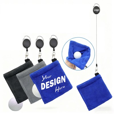 Retractable Golf Towel