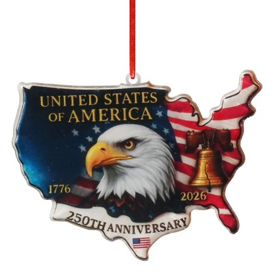 250th Anniversary Custom 2D Acrylic Ornament