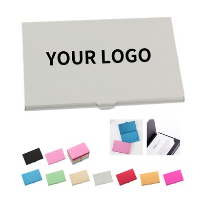 Slim Aluminum Alloy Business Name Card Case