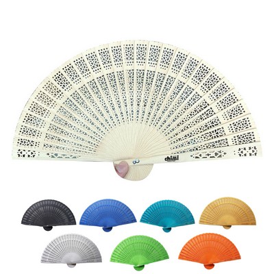 Wood Fold Hand Fan