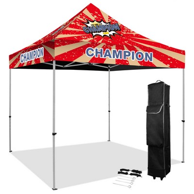 10' x 10' Instant Pop-Up Tent Kit (Full Color)