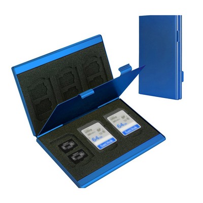 Aluminum Alloy Hard Shell Memory Card Case