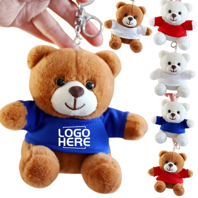 Custom Plush Bear Keychain