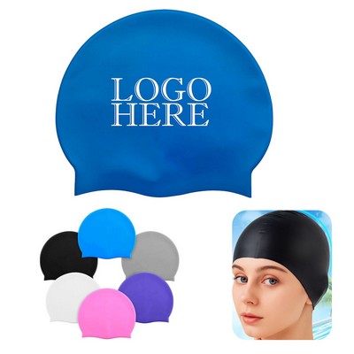 Unisex Silicone Pool Caps