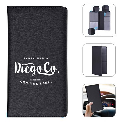 PU Leather Multi-Pocket Card Wallet