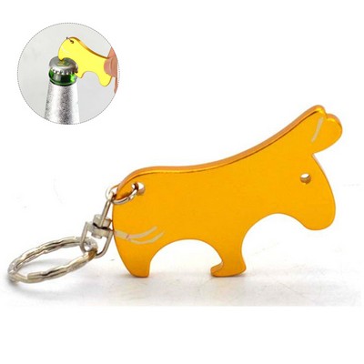 Miniature Steed Bottle Opener Keyring
