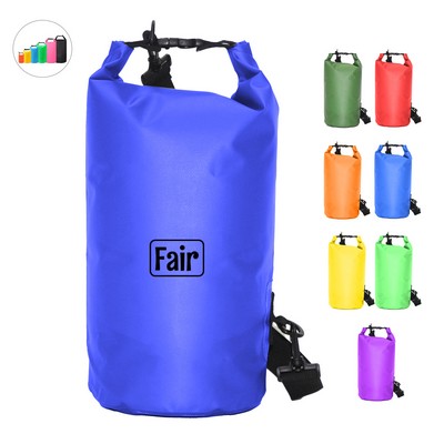 10 Liters Waterproof Dry Bag with Shoulder Strap