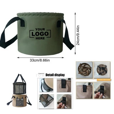 Outdoor Portable PVC Foldable Camping Fishing Bucket