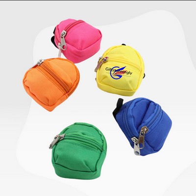 Mini Backpack Keychain Coin Purse