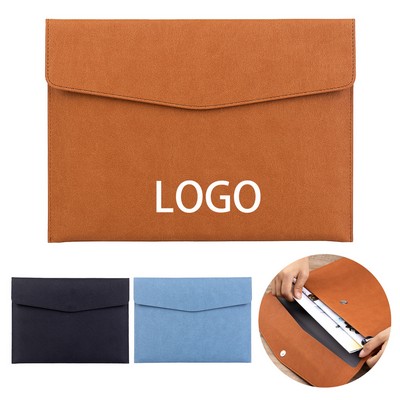 A4 Leather Document Pouch
