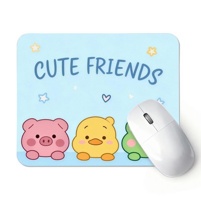 7" x 8 2/3" x 1/16" Sublimated Mouse Pad